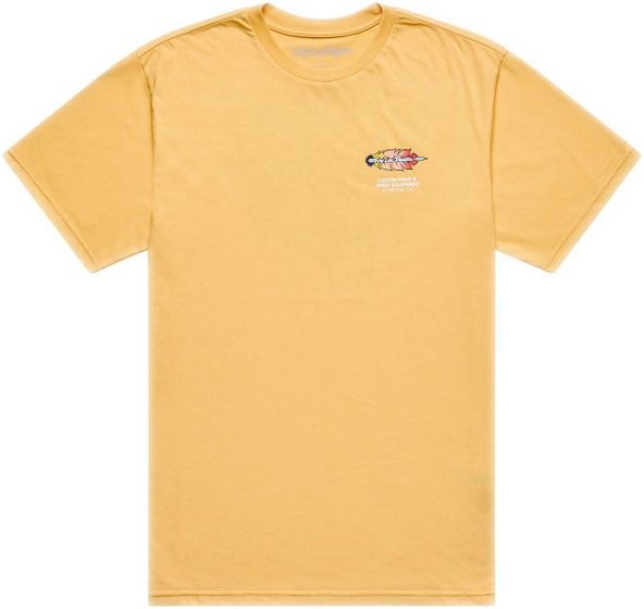Troy Lee Feather Short Sleeve T-Shirt – Feather - Bleached Melon
