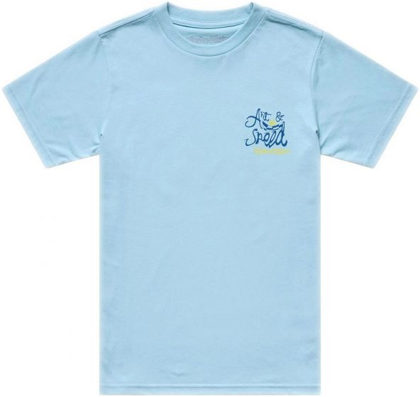 Troy Lee Heritage Youth Short Sleeve T-Shirt – Heritage - Dawn Blue