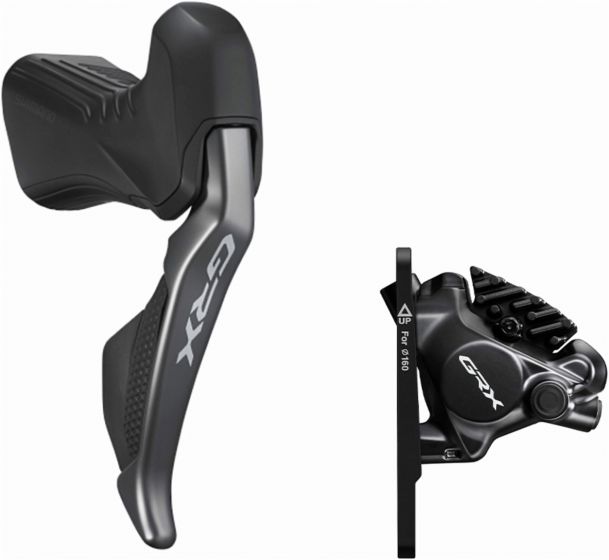 Shimano GRX ST-RX815 Di2 11-Speed STI Lever With BR-RX820 Flat Mount Caliper
