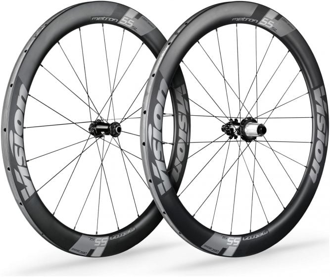 Vision Metron 55 SL 6 Bolt Tubular Disc 700c Wheelset