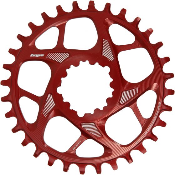 Hope R22 E-Bike Spiderless Retainer Chainring – Red