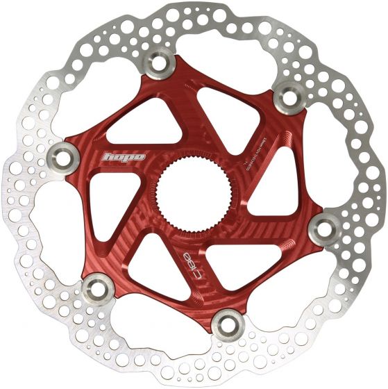 Hope Floating CentreLock Disc Brake Rotor – Red