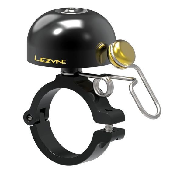 Lezyne Hard Mounted Classic Brass Bell – Black