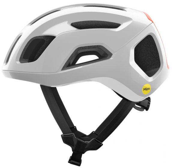 POC Ventral Air MIPS Helmet – Hydrogen White / Fluorescent Orange