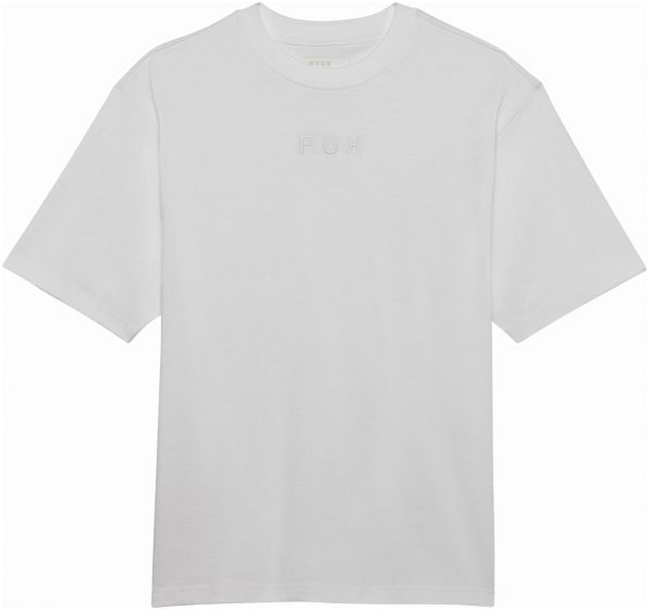 Fox Wordmark Oversized T-Shirt – Optic White