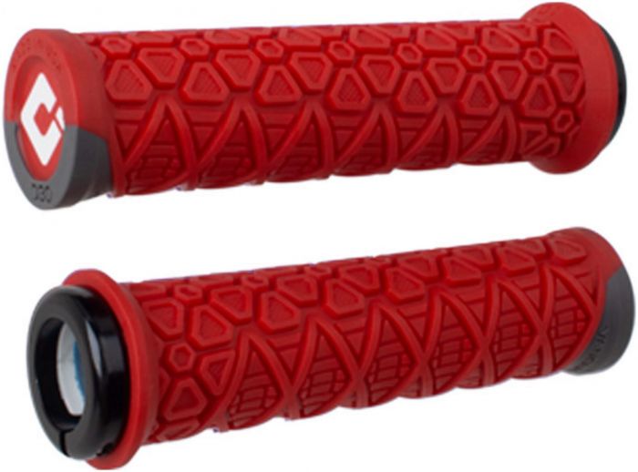 ODI Vanquish Lock On Grips – Red / Graphite