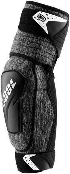 100% Fortis Elbow Guard – Grey Heather / Black