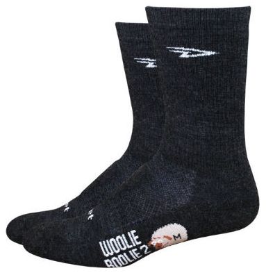DeFeet Woolie Boolie 2 6-Inch Socks - Charcoal Large