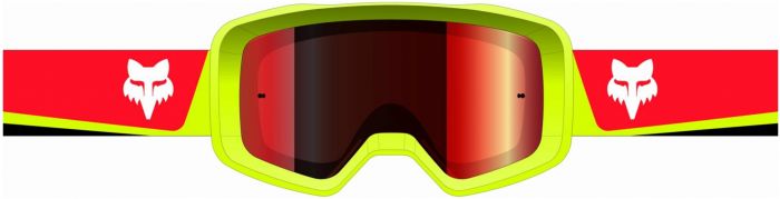 Fox Main Ballast Mirrored Goggles – Black / Red
