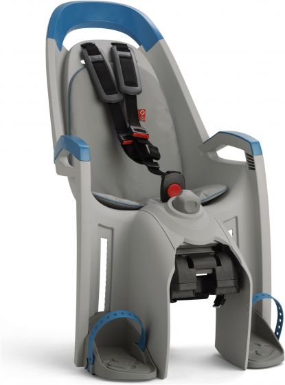 Hamax Amaze Rack Mounted Child Bike Seat – Light Grey / Petrol Blue / Light Grey