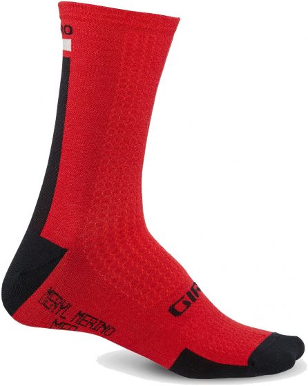 Giro HRC+Merino 2025 Socks – Dark Red