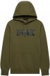 Fox Head X Fleece Pullover Hoodie