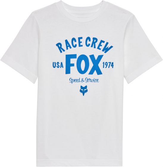 Fox Youth Slogan T-Shirt – Optic White