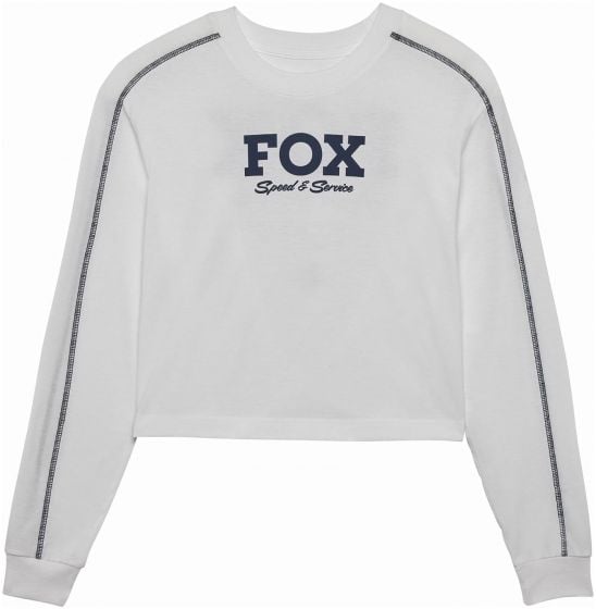 Fox Womens Speed & Service Long Sleeve Crop T-Shirt