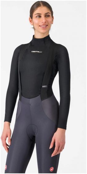 Castelli Flanders 2 Warm Womens Long Sleeve Base Layer – Black