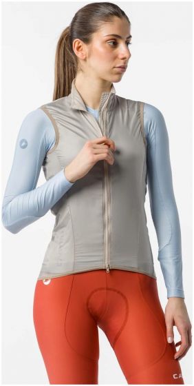 Castelli Aria 2 Womens Vest – Clay