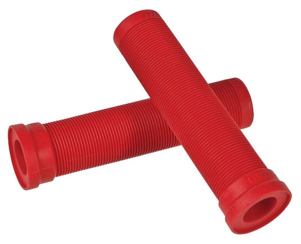 ODI Longneck Soft Pro Flangeless BMX Grips – Red