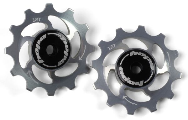 Hope 12-Tooth Jockey Wheels – Silver