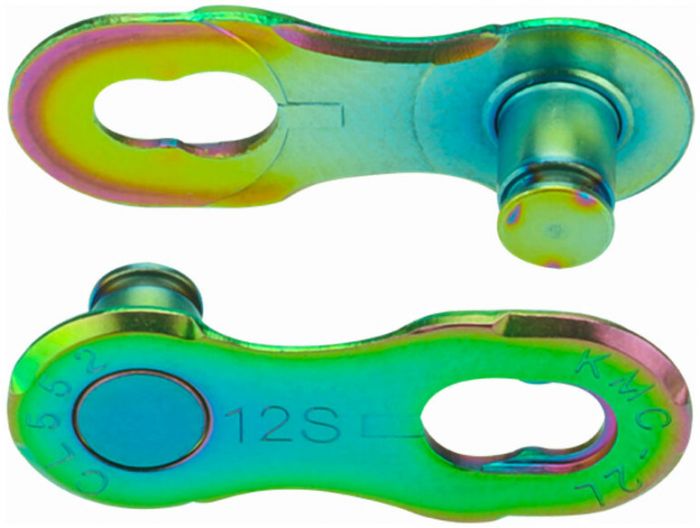 KMC MissingLink 12-Speed Chain Joining Links – Aurora Green