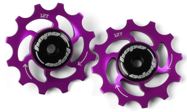 Hope 12-Tooth Jockey Wheels – Purple
