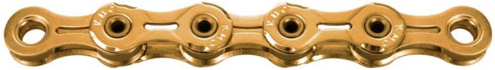 KMC X11SL Waxed 11-Speed Chain – Ti-N Gold