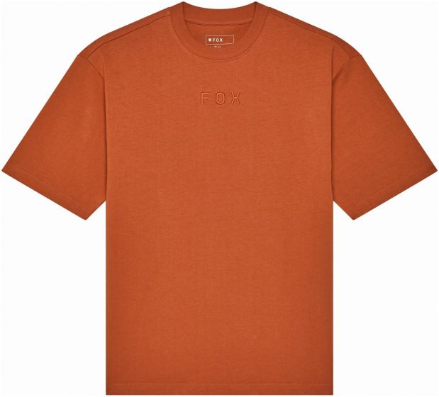 Fox Wordmark Oversized T-Shirt – Chocolate