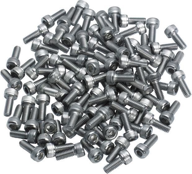 M:Part Stainless Steel M5 x 12mm Bolts (Pack of 100)