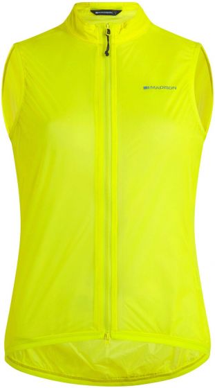 Madison Flux Ultra Packable Waterproof Womens Gilet – Yellow