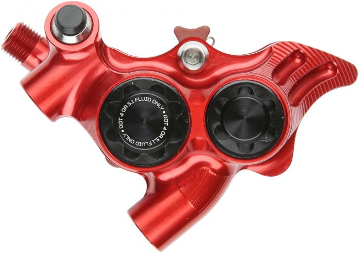 Hope RX4+ SL Flat Mount Disc Brake Caliper – Red