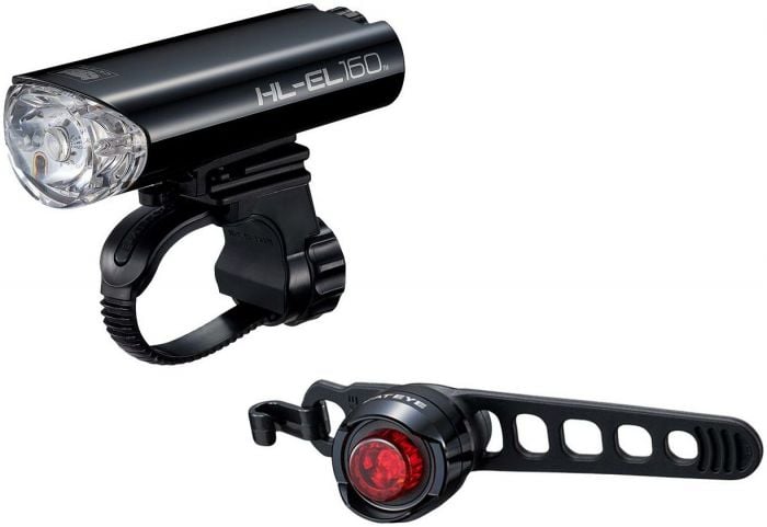 Cateye EL-160 & Orb Bike Light Set