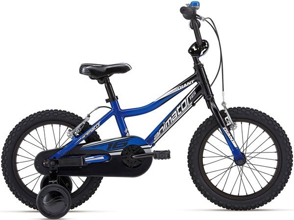 Giant Animator 16-Inch 2012 Boys Bike - Black/Blue Wheel 16" - Nearly New