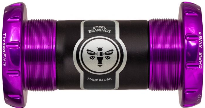 Chris King ThreadFit 30 Stainless Steel Bottom Bracket – 3D Violet