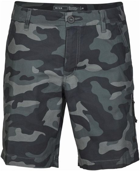 Fox Essex Camo 3.0 Shorts – White / Black / Grey