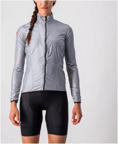 Castelli Aria Shell Womens Jacket – Silver Grey