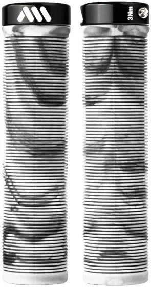 All Mountain Style Barcode Grips – White