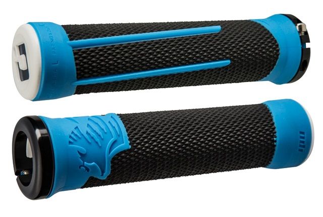 ODI AG2 V2.1 Lock-On MTB Grips – Black/Blue