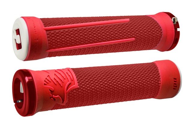 ODI AG2 V2.1 Lock-On MTB Grips – Red/Red