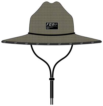 fox racing non stop straw hat