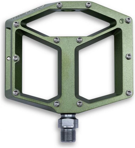 Acid Flat A3-ZP R Pedals – Olive