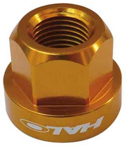 Halo Alloy Axle Nuts – Gold
