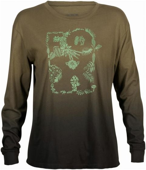 Fox Sensory Dye Basic Womens Long Sleeve T-Shirt