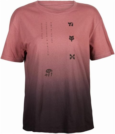 Fox Sensory Dye Basic Womens Short Sleeve T-Shirt