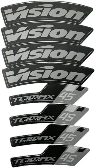Vision TriMax Carbon 45 700c Wheel Decal Set