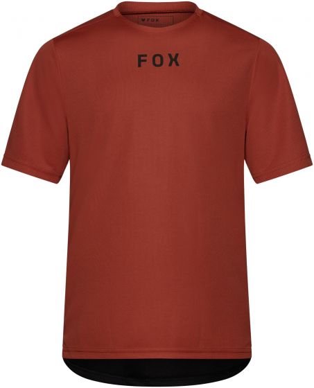 Fox Ranger Wordmark Short Sleeve Jersey – Dark Orange