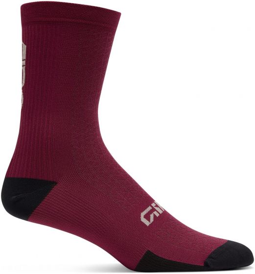 Giro HRC Team 2026 Socks – Dark Maroon