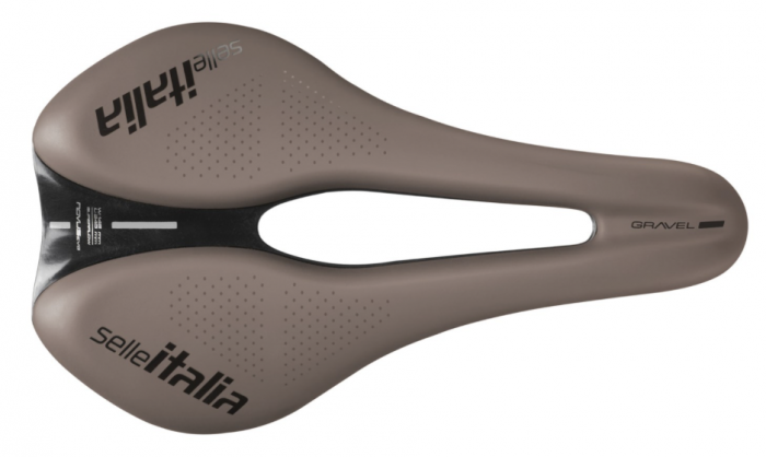 Selle Italia Novus Boost Evo TM Superflow Gravel Saddle – Mud Brown
