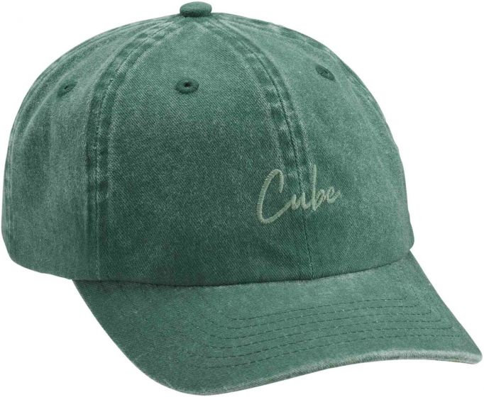 Cube 6 Panel Cap – Washed Green