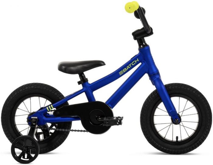 Batch 12-Inch Kids Bike – Indigo Blue / Neon Yellow