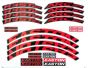 Easton Arc / Heist Wheel Decal Kit – Red, image 2 of 2