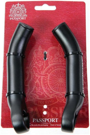 Passport Grab Handles Bar Ends – Black